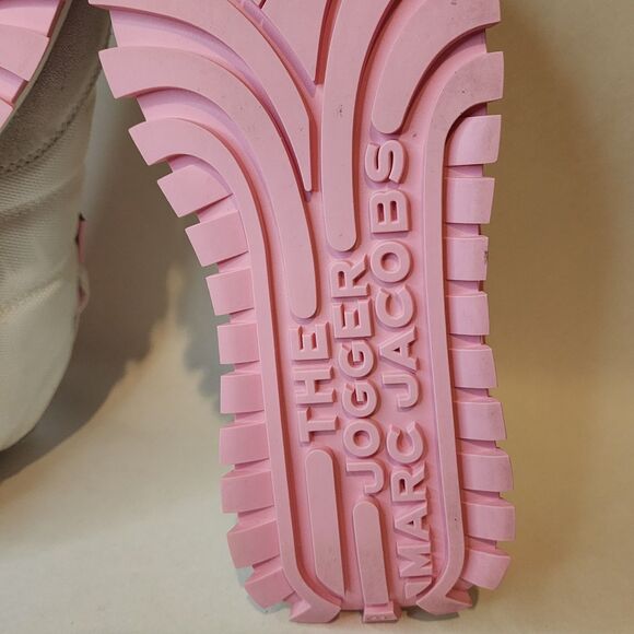 Marc Jacobs Sneakers The Jogger Pink Suede Womens Size US 11 Euro 41 - Picture 9 of 12